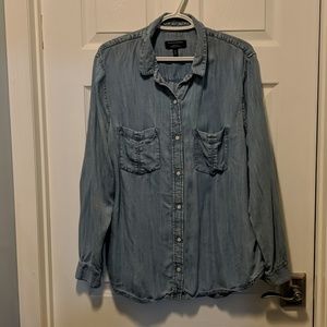 Very Soft Denim Button-Up Shirt